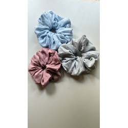 Gumki Lniane L-Scrunchies Zestaw 3 szt.